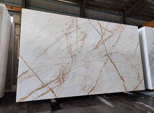 تصویر 2 از خرید و فروش سنگ مرمر سفید طلایی با شرایط فوق العاده